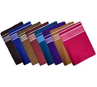 Lot de 8 pondu en coton pour homme Style Kerala 1,28 x 1,95 m