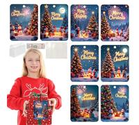 Lot de 8 porte-monnaie de Noël, bonhomme de neige, porte-monnaie, porte-monnaie mignons, articles de vacances, décorations de Noël pour sapin de Noël, b, Voir description, Voir description