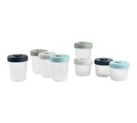 Béaba – Pots de conservation Clip – Lot 8 (4x150ml + 4x250ml), hermétiques et empilables
