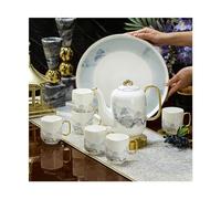 Lot de 8 pots à eau en céramique pour café, thé, réception, bouilloire, boîte cadeau, conteneurs à jus