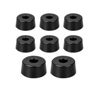 Lot de 8 pots de fleurs multi-usages, pieds en caoutchouc, élévateur de | Jardinière compacte et invisible, pieds ergonomiques pour intérieur et extérieur, jardin, terrasse, balcon, serre