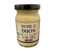 LOT DE 8 POTS DE MOUTARDE DE DIJON EXTRA FORTE - POTS DE 190G
