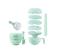Lot de 8 presse-purée pour aliments pour bébé - Moulin à purée portable pour bébé - Bol de service pour légumes et fruits