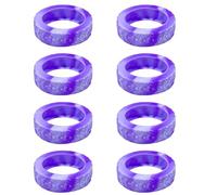 Lot de 8 protections de bagages en silicone pour garder vos valises en sécurité, un