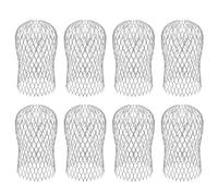 Lot de 8 protections de gouttière en aluminium, caractéristiques évolutives pour une adaptation parfaite à la taille, 8,9 cm de protection en maille pour gouttière en maille extensible pour arrêter