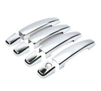 Lot de 8 protections de poignée de porte extérieure gauche de voiture - Panneau de remplacement pour Captiva pour Cruze Trax pour Aveo Spark pour Malibu