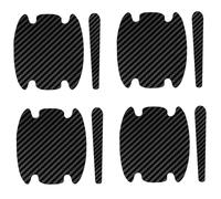 Lot de 8 protections de poignée porte voiture, autocollantes et anti-collision, avec autocollant pour SUV, camion, camping-car