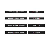 Lot de 8 protections de seuil de porte compatibles avec Chery Omoda 5 C5 E5 2024-2025, en cuir fibre de carbone, protection de pédale de bienvenue antidérapante et anti-rayures