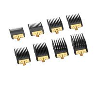 Lot de 8 protections de tondeuse de qualité supérieure avec clip en métal compatibles avec les peignes de barbérologie BaBylissPRO, longueurs de coupe 0,6 cm à 1,9 cm, pour tondeuse Babyliss pour