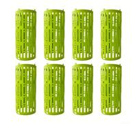 Lot de 8 protections de tronc d'arbre offrant une protection efficace pour les plantes et les arbres contre les équipements de pelouse et les menaces nuisibles avec taille extensible (vert fruit)