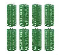 Lot de 8 protections de tronc d'arbre pour protéger efficacement votre jardin contre les menaces extérieures (vert foncé)
