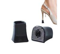 Lot de 8 protège-talons pour chaussures - Capuchons de talon antidérapants, couvre-talons en forme de U, protège-talon de chaussures à réduction du bruit | Accessoires de rembourrage de talon pour