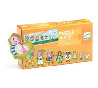Lot de 8 puzzles de 2 pièces Grands & petits à la ferme