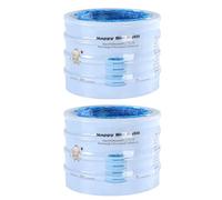 Lot de 8 recharges pour poubelle à couches, sacs à couches, compatibles avec Angelcare, non compatibles avec Dress up & Dress up XL & Classic XL et Tommee Tippee