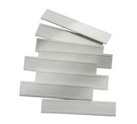 Lot de 8 règles à - Règle d'épaisseur de coupe de cookie, cuisson précise - Cercles de fondant précis - Cuisson élégante - Échelle de mesure précise pour gaufres, beignets, cracks,