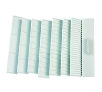 Lot de 8 règles de mesure épaisses pour gâteaux, glaçage, fondant, biscuits, pâte, ensemble de règles pour pâtisserie, guide de profondeur