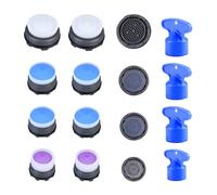 Lot de 8 régulateurs de jet pour robinets, tamis de robinet, 4 tailles différentes et 4 raccords d'aérateurs de robinet, kit de filtre pour eau filtrée, M18.5, M16.5, M21.5, M24