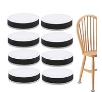 Lot de 8 rehausseurs pour meubles de table, rehausseurs de meubles auto-adhésifs, rehausseurs pour meubles ronds pour armoire et canapé, protège-meubles et sols, rehausseur de lit, hausse de meubles,