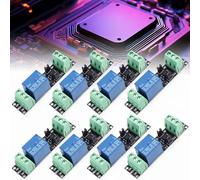 Lot de 8 relais d'alimentation 3 V 1 canal - Module interrupteur d'alimentation à 1 canal - Déclencheur haut niveau avec optocoupleur - Isolation optocoupleur pour carte de développement IOT ESP8266