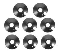 Lot de 8 Rondelles pour Bâtons de Randonnée, Paniers à Boue et Neige Ø 4,8 cm, Embouts à Vis Universels pour Marche et Trekking, Noir (8 Pièces)