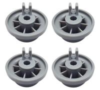 Lot de 8 roues de panier de lave-vaisselle compatibles avec Kenmore 165314 et modèles - Roues de rechange en plastique gris pour panier inférieur de lave-vaisselle, Easy Inst(4)