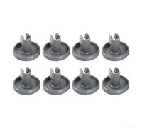 Lot de 8 roues de panier inférieur de rechange pour lave-vaisselle Electrolux et lave-vaisselle modèles 50286965004
