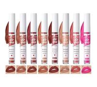 Lot de 8 rouges à lèvres liquides mats, résistants à la décoloration, étanches, 8 couleurs, ne tache pas les tasses, cadeau pour femme