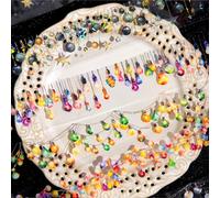 Lot de 8 rouleaux d'autocollants Washi en PET Party - Étoile transparente - Pour scrapbooking, journal, bullet journal, bricolage, peinture, album photo