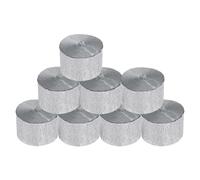 Lot de 8 rouleaux de papier crépon argenté pour décoration de mariage, anniversaire, fête prénatale, Noël, Nouvel An, remise de diplôme, 4 juillet, fournitures de bricolage arc-en-ciel, décoration de