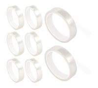 Lot de 8 rouleaux de ruban adhésif résistant à la chaleur - 20 mm x 33 m - Pour l'étanchéité à haute température et le patching - Pour sublimation, presse à chaleur, électronique, soudure
