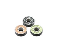Lot de 8 roulements 608 2RS ILQ-11 8 x 22 x 7, vert, for longboard, vitesse, patins à roues alignées, patins à roulettes, scooters, patins lisses(8Pcs ILQ-11 Black)