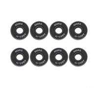 Lot de 8 roulements à billes blindés fiables conçus pour protéger les composants internes (noir)