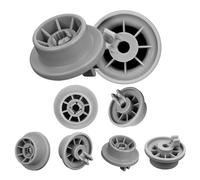 Lot De 8 Roulette Lave Vaisselle Panier Couvert Lave Vaisselle Universel Compatible avec Bosch & Siemens Vaisselle Panier Inférieur | Modèle 165314