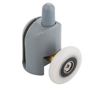 Lot de 8 roulettes de porte de douche avec roulements pour un glissement fluide et silencieux, glissières de rechange compatibles avec panneaux de verre de 4 à 5 mm, comprend 4 rouleaux simples