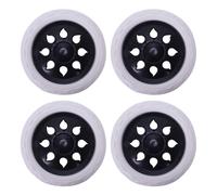 Lot de 8 roulettes de voyage Hot Wheels (15,8 x 3,4 cm) - Noir et blanc