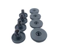 Lot de 8 roulettes for lave-vaisselle, compatibles avec AEG, Electrolux, FAVORIT et Zanussi.