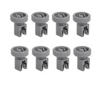 Lot De 8 Roulettes For Panier Supérieur De Lave-vaisselle, Compatibles Avec AEG, Electrolux, Favorit, Privileg Et Zanussi. Kits De Roulettes Supérieures For Lave-vaisselle.