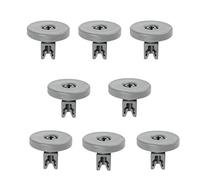Lot de 8 Roulettes Lave Vaisselle, 40 mmroulette panier inférieur lave-vaisselle convient pour Faure, Zanussi, AEG, Electrolux, Ikea, AEG Electrolux 5028696500/4 5028696500 50286965004