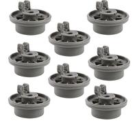 Lot de 8 roulettes panier lave-vaisselle, Universel Roues Panier Inférieur Compatible Avec lave-vaisselles Bosch 611475, Baumatic, Creda, Neff, Siemens, Hotpoint, Indesit - Roulettes lave vaisselle