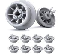 Lot de 8 roulettes pour panier de lave-vaisselle - compatibles Bosch, Siemens, Neff et autres