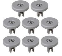 Lot de 8 roulettes pour panier inférieur de lave-vaisselle