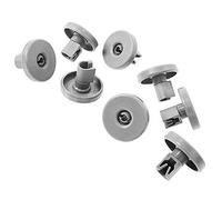 Lot de 8 roulettes pour panier inférieur de lave-vaisselle ATAG 40 mm et axe à clip
