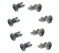 Lot de 8 roulettes supérieures de panier de lave-vaisselle, compatibles avec Beko 1885800500