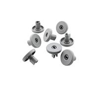 Lot de 8 Roulettes universelle 50286965004 pour panier inférieur de lave-vaisselle HobbyTech