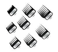 Lot De 8 Sabots De Tondeuse Avec Guides Métalliques Et Peignes, Compatibles Avec La Plupart Des Tondeuses Wahl, Notamment Les Modèles 8148, 8504, 1919 Et 8591.