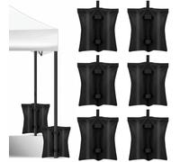 Lot de 8 Sac de Lestage pour pour Tonnelle Sac de Sable, Poids de Lestage, Poids pour Tonnelle Convient aux Auvents Tentes Parasols Terrasses Parasols (33x38cm)