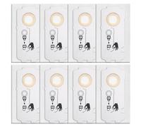 Lot de 8 sacs à poussière 204308 pour Festool CT MINI & MINI I/MIDI & MIDI I fabriqués à partir de 2019, sacs d'aspirateur CT 15, sacs de rechange de grande capacité