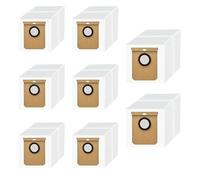 Lot de 8 sacs à poussière compatibles avec Eufy L50 SES, L60 SES, pour Conga Home 10000, 8090 Ultra, 9090 AI, compatible avec Haier H9 + aspirateur de rechange