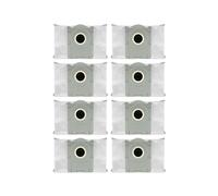 Lot de 8 sacs à poussière jetables de grande capacité de 4 L, compatibles avec ECOVACS DEEBOT X9 PRO/X8 PRO OMNI, T80 OMNI, T50 MAX PRO/T50 PRO/T50 OMNI, T30C OMNI, des pièces de rechange