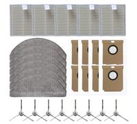 Lot de 8 sacs à poussière jetables pour Polaris PVCR 4250 4260 pour bot(B) | Matériau en microfibre douce, soulève la saleté collée, laisse les sols étincelants ; lavable en machine pour la